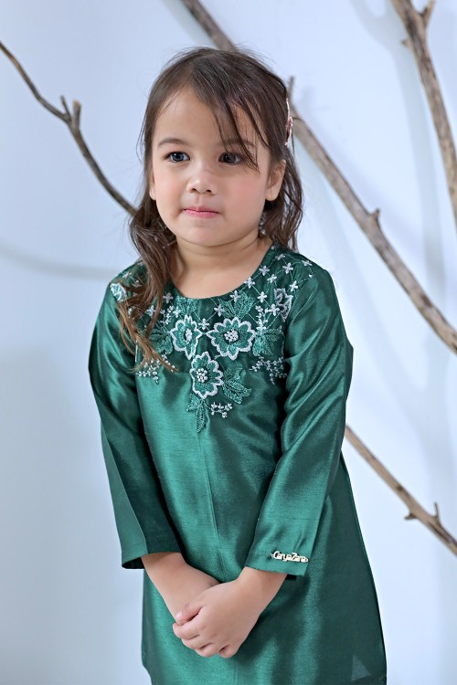 Talita Silk Kids - Emerald Green